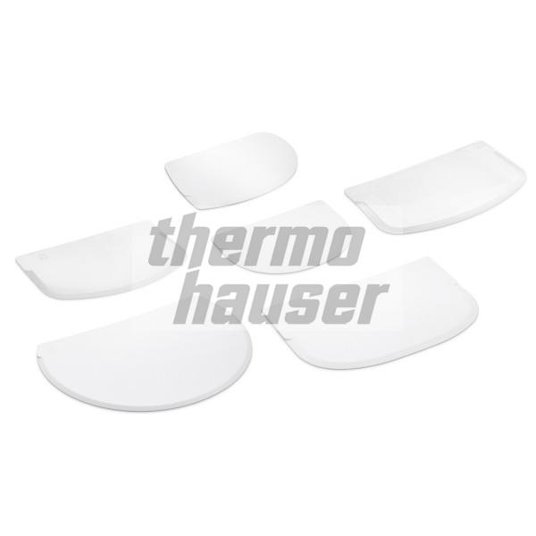 Dough / Cream scraper, WHITE, PP