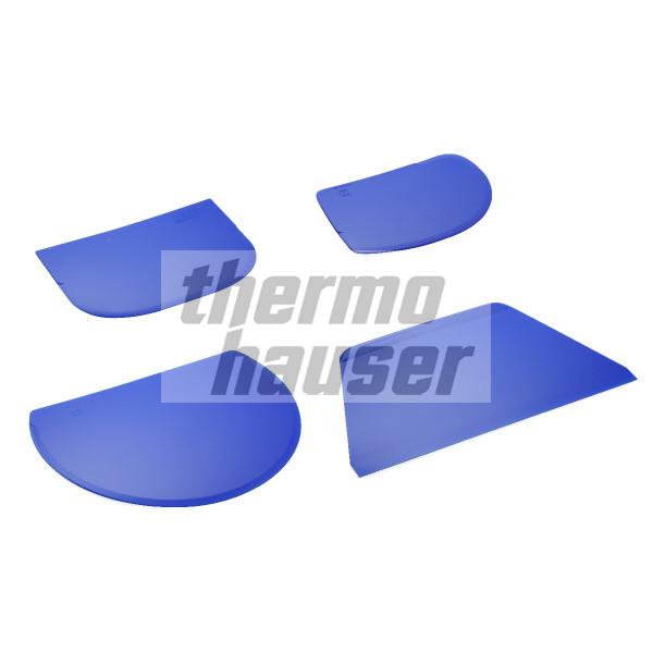 Dough / Cream scraper, BLUE, PP