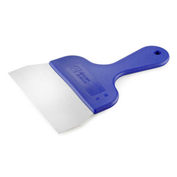 Dough scraper / spatula with handle bar, stainless steel
