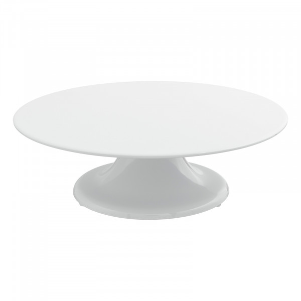 Cake stands, white, melamine