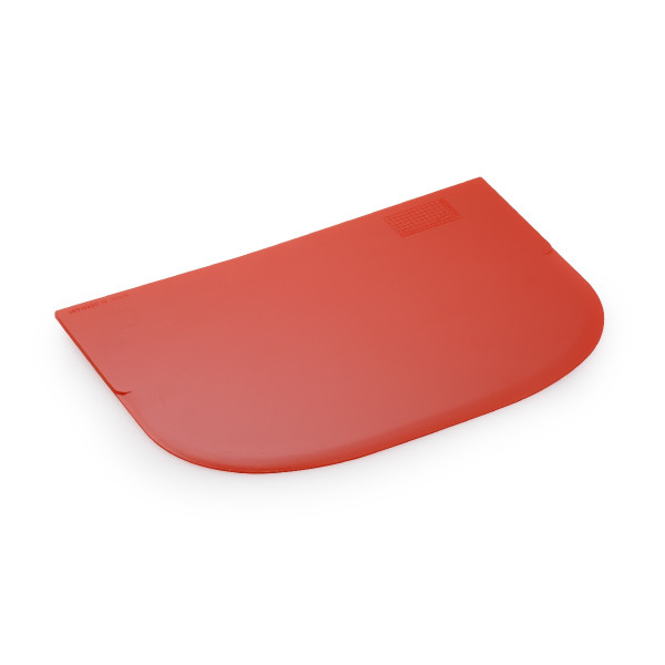 Dough / Cream scrapers, RED, PP