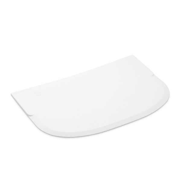 Dough / Cream scraper, WHITE, PP