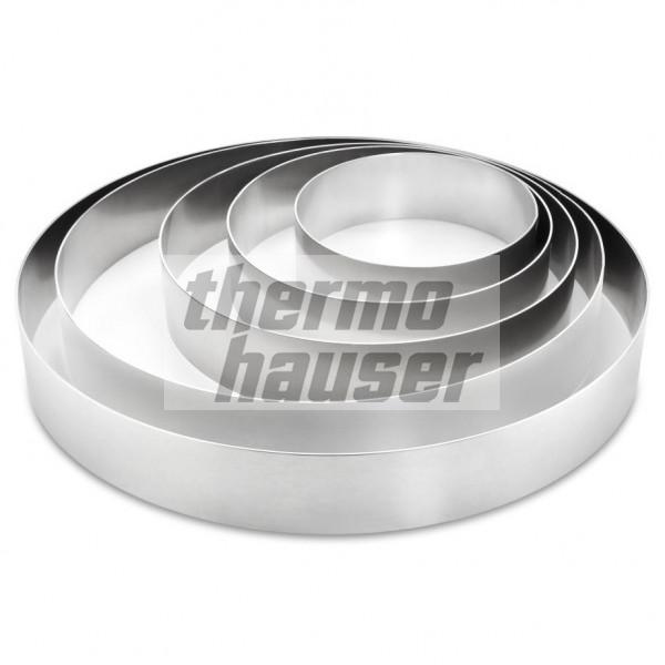 Set of cake rings, aluminum