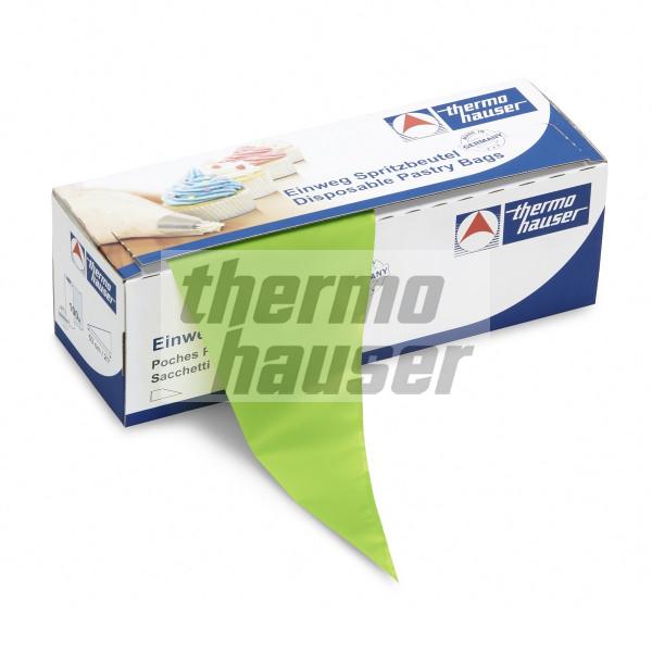 Disposable pastry bag MAXIMUM GRIP, with maximum outside grip, non-slip, green