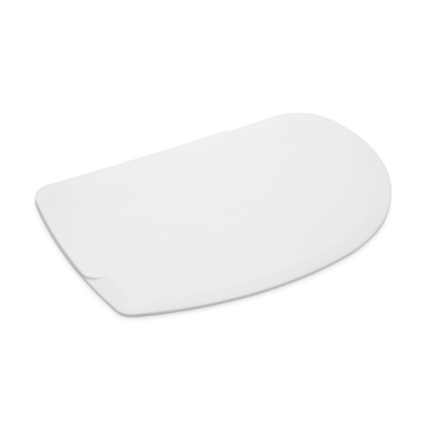 Dough / Cream scraper, WHITE, PP