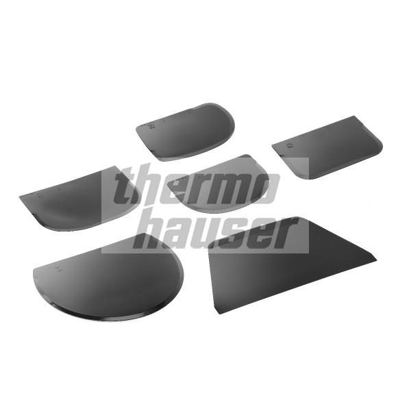 Dough / Cream scrapers, BLACK, PP