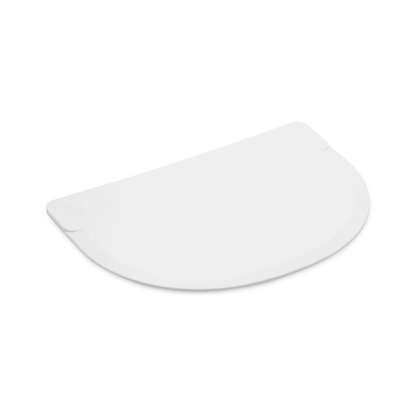 Dough / Cream scraper, WHITE, PP