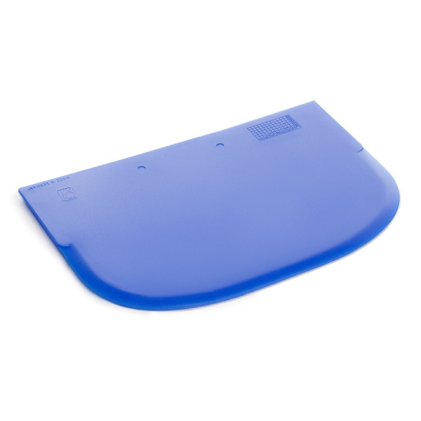 Dough / Cream scraper, BLUE, PP