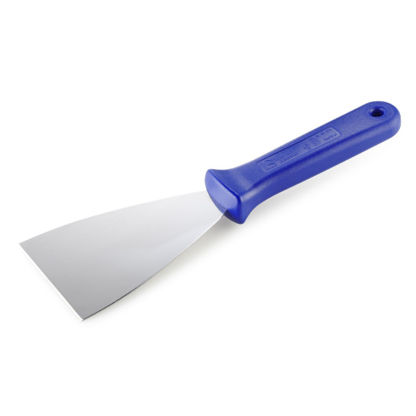 Dough scraper / spatula with handle bar, stainless steel