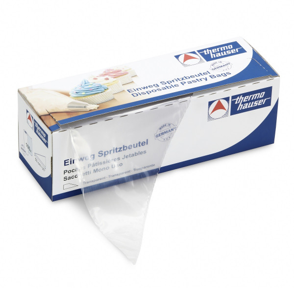 Disposable pastry bag MAXIMUM GRIP, with maximum outside grip, non-slip, transparent
